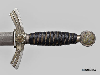 germany,_luftwaffe._a_first_model_officer’s_dress_dagger,_with_postwar_dedicated_damascus_blade_l22_mnc5175_818