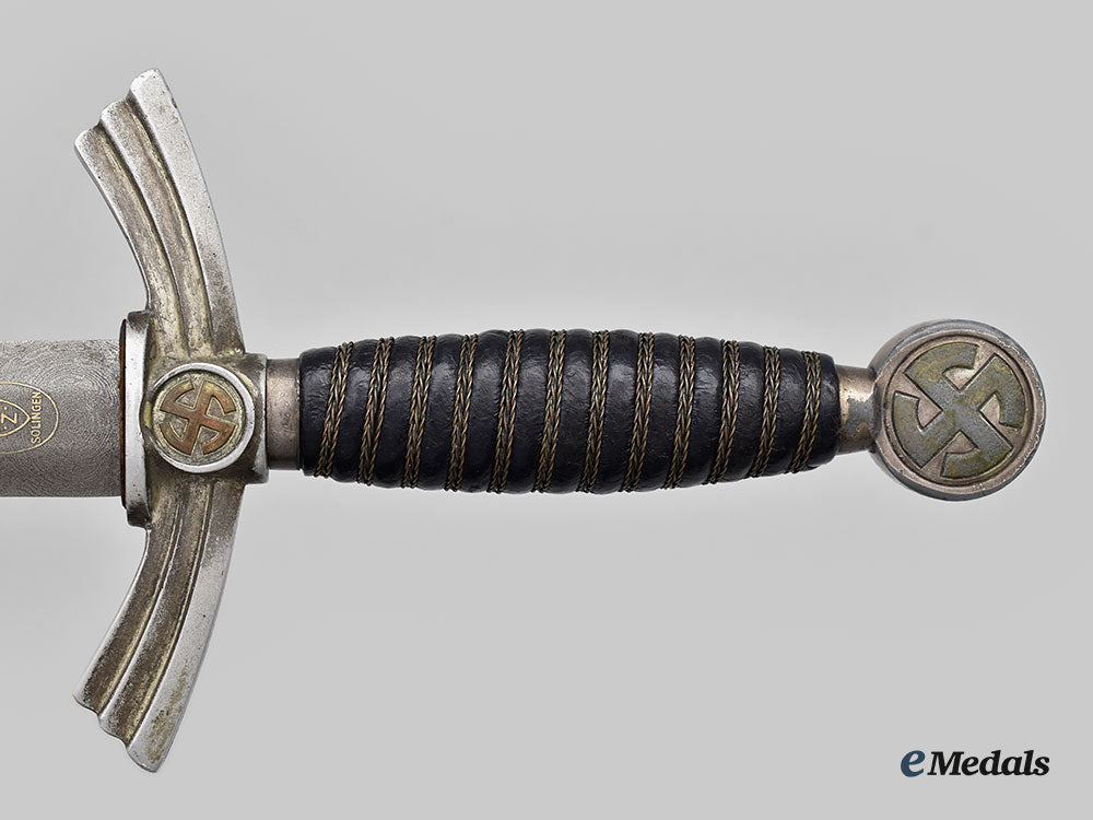 germany,_luftwaffe._a_first_model_officer’s_dress_dagger,_with_postwar_dedicated_damascus_blade_l22_mnc5176_819