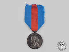 Spain, Kingdom. A Lady Maria Cristina Medal (Palatine Commemorative Medal), Ii Class Silver Grade