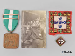 Portugal, Republic. A Lot Of Portuguese Youth Insignia