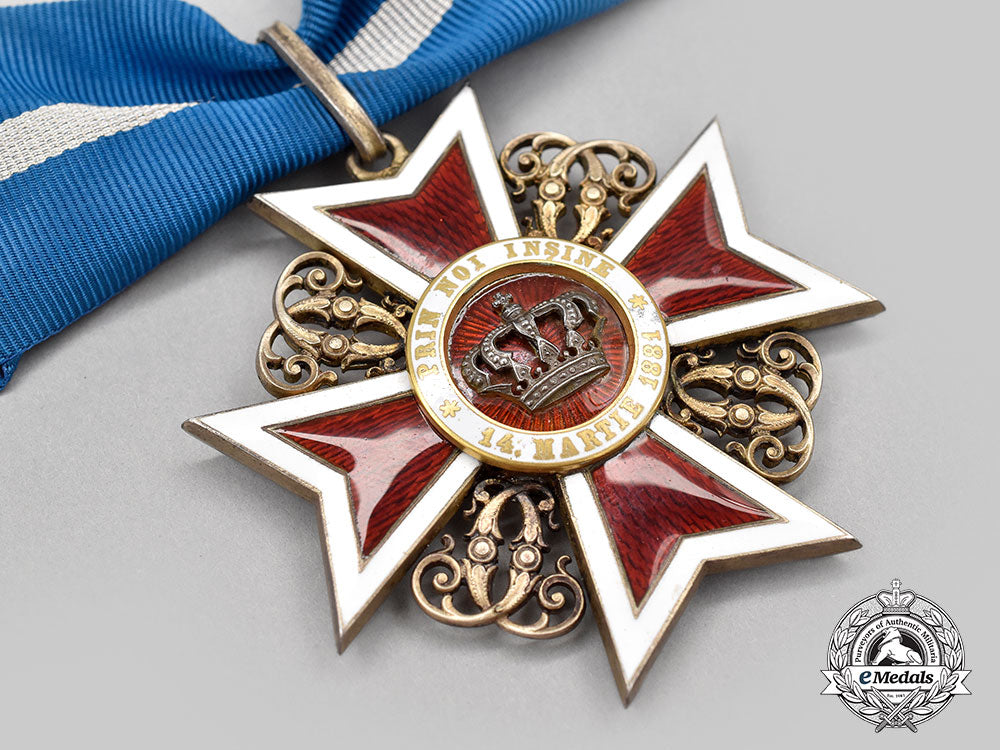 Romania Kingdom An Order Of The Crown Of Romania Iii Class Commande romania-kingdom-an-order-of-the-crown-of-romania-iii-class-commande