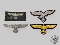Germany, Wehrmacht. A Mixed Lot Of Uniform Eagle Insignia