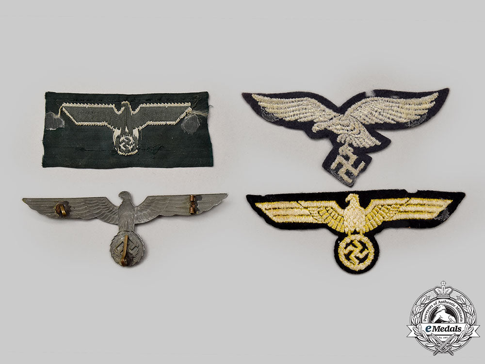 germany,_wehrmacht._a_mixed_lot_of_uniform_eagle_insignia_l22_mnc5307_977