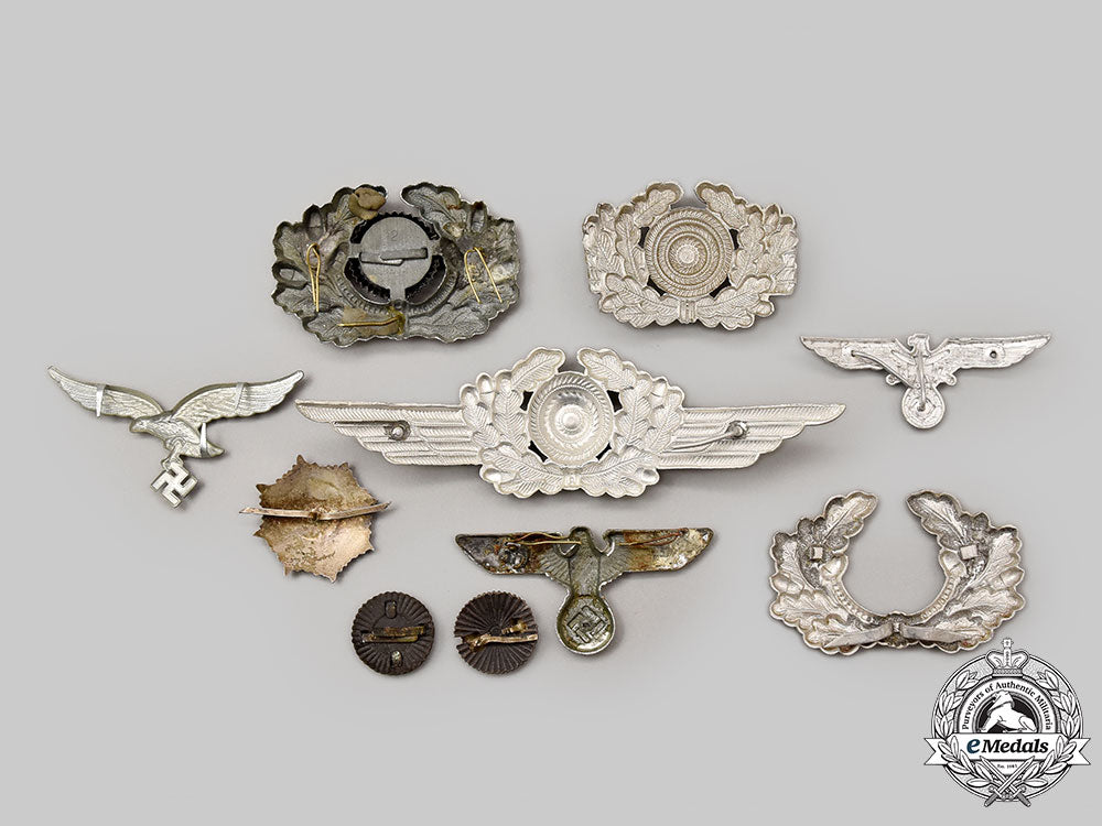 germany,_third_reich._a_mixed_lot_of_cap_insignia_l22_mnc5326_981