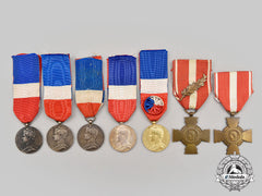 France, Iii , Iv & V Republics. A Lot Of Seven Awards