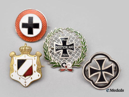 germany,_imperial._four_first_world_war_central_power_pins_l22_mnc5395_670_1