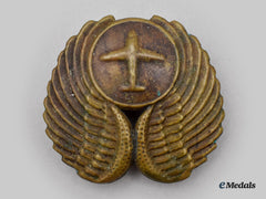 China, Republic. A Rare National Aviation Corporation (Cnac) Cap Badge, C.1944