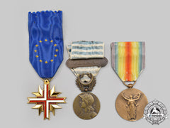 France, Iii And V Republics. Three Awards & Decorations