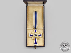 Germany, Third Reich. An Honour Cross Of The German Mother, Gold Grade With Case, By Liefergemeinschaft Pforzheimer Innungen