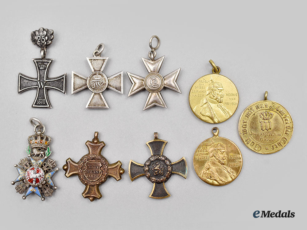Miniatures Order Germany, Imperial. A Mixed Lot Of Miniature Orders And Decorations ...