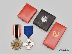 Germany, Third Reich. A Mixed Lot Of Cases And Decorations
