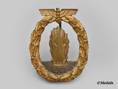 Germany, Kriegsmarine. A Minesweeper War Badge, By F.w. Assmann & Söhne