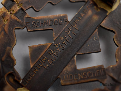 germany,_sa._an_sports_badge,_bronze_grade_with_stick_pin_miniature_and_award_document,_by_e._schneider_l22_mnc5590_944