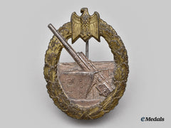 Germany, Kriegsmarine. A Coastal Artillery War Badge, By Friedrich Linden