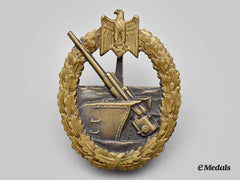 Germany, Kriegsmarine. A Coastal Artillery War Badge, By C.e. Juncker