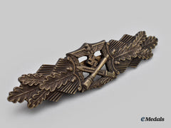 Germany, Wehrmacht. A Close Combat Clasp, Bronze Grade, By A.g.m.u.k.