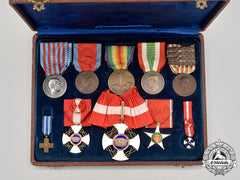 Italy, Kingdom. A Grouping Of Colonial Campaign & First War Awards