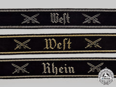 Germany, Nsrkb. A Lot Of District Cuff Titles