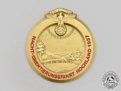 Germany, Nskk. A 1937 Motor Brigade Hochland Night Orientation Drive Table Medal, By Klotz & Kienast