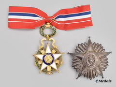 Paraguay, Republic. A National Order Of Merit, Ii Grand Officer Set, C.1960