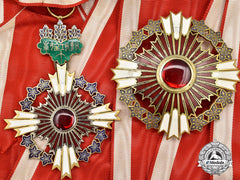 Japan, Empire. A European Order Of The Rising Sun With Pawlonia Flowers, Grand Cordon Set With Diplomatic Case, C.1930