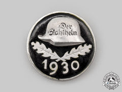 Germany, Der Stahlhelm. An Unusual 1930 Stahlhelm Membership Badge, Boutonniere Style, By Hermann Aurich