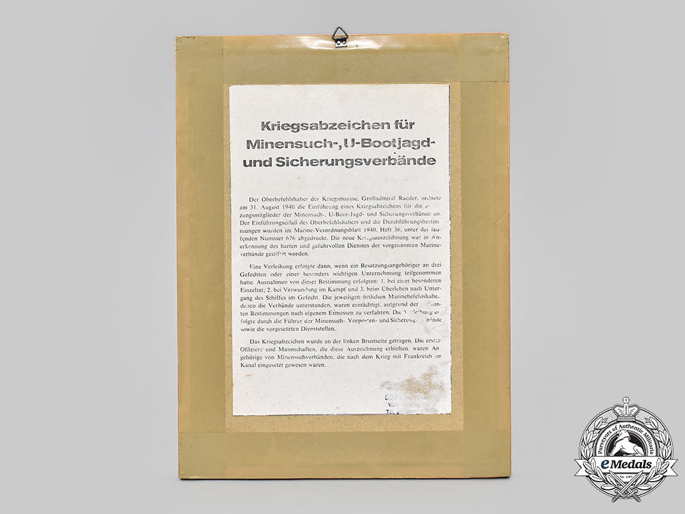 germany,_kriegsmarine._an_unusual_minesweeper_war_badge_presentation_frame_l22_mnc5960_901