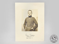 Germany, Imperial. A Rare Large Signed Portrait Of Manfred Von Richthofen