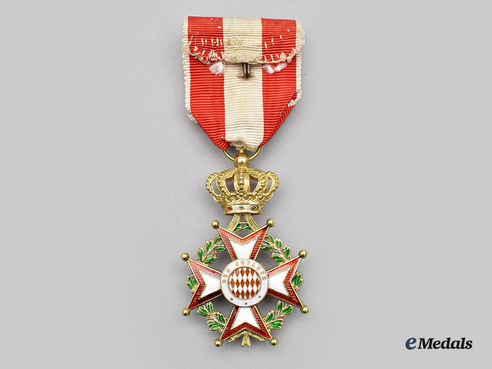 monaco,_principality._an_order_of_saint_charles,_officer_in_gold,_by_ch._bronfort_l22_mnc6029_151_1
