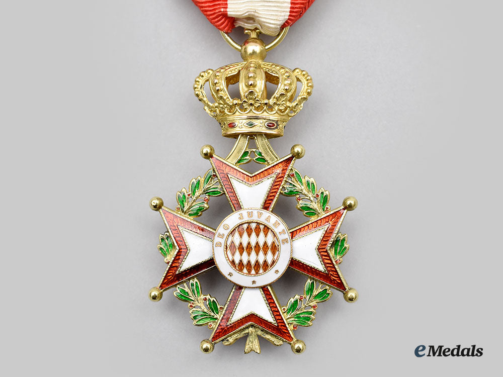 monaco,_principality._an_order_of_saint_charles,_officer_in_gold,_by_ch._bronfort_l22_mnc6030_152_1