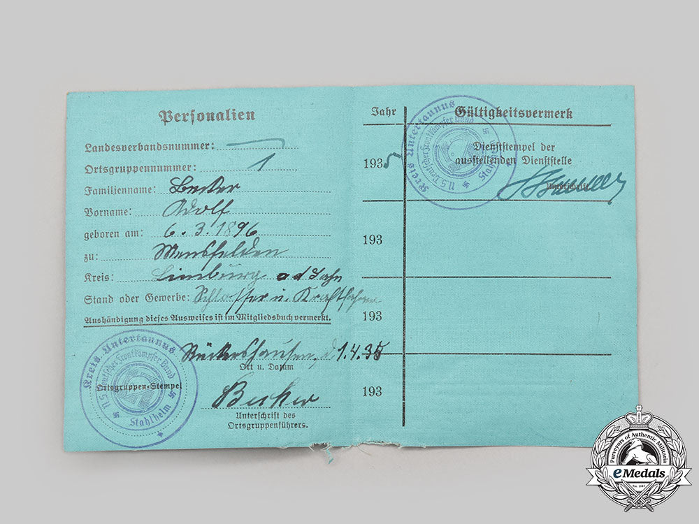 germany,_der_stahlhelm._a_mixed_lot_of_membership_documents_l22_mnc6094_246