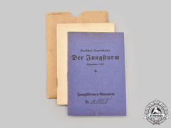 Germany, Weimar Republic. A Pair Of Jungsturm Identity Documents To Herbert Sierke