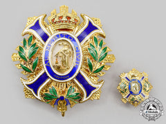 Spain, Kingdom. An Order Of Civil Merit, Reduced Grand Cross Star, C.1930