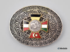 Germany, Imperial. A Unique First War Patriotic Badge With Flags Of Central Powers
