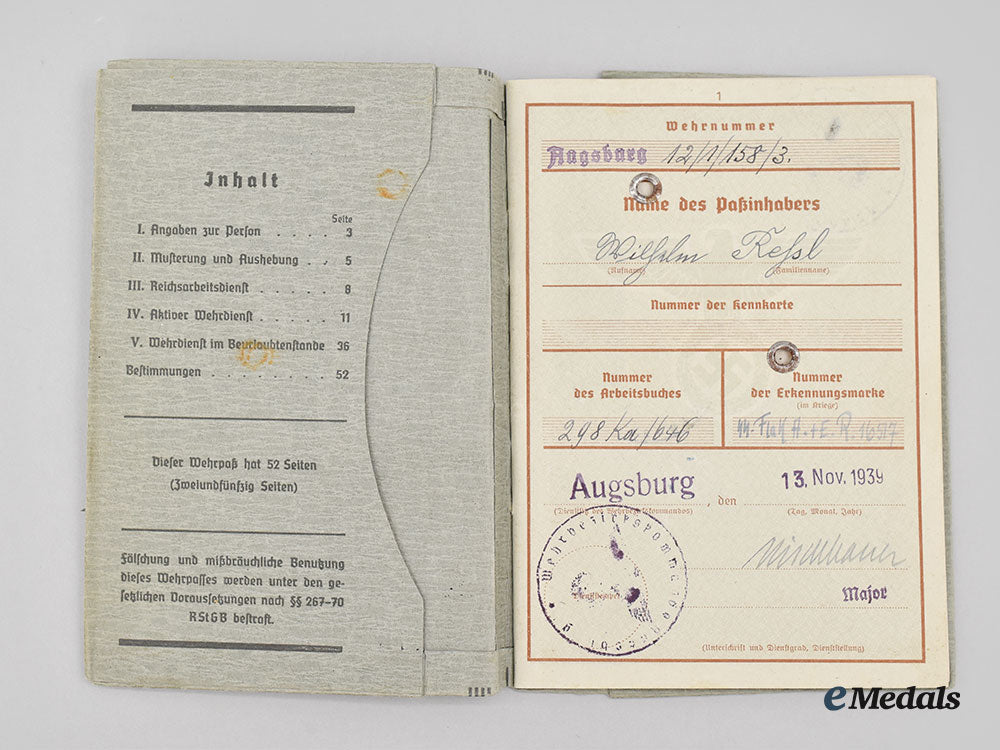 germany,_ss._a_wehrpaß_to_wilhelm_ressl,_waffen-_ss_flak_and_artillery_service_l22_mnc6189_219
