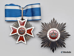 Romania, Kingdom. An Order Of The Romanian Crown, Grand Officers Set