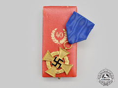 Germany, Third Reich. A Civil Service 40-Year Long Service Decoration, With Case