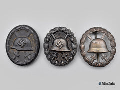 Germany, Wehrmacht. A Mixed Lot Of Wound Badges