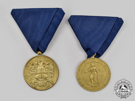 serbia,_kingdom._two_medals&_awards_l22_mnc6272_117