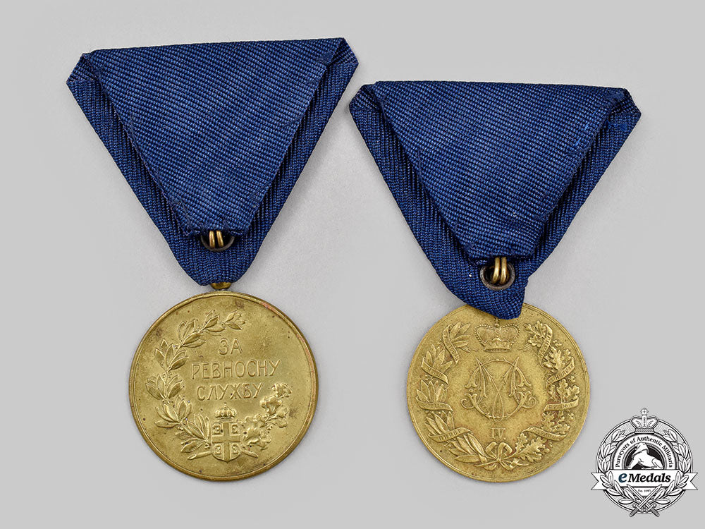 serbia,_kingdom._two_medals&_awards_l22_mnc6276_118