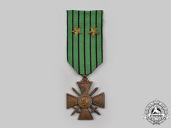 France, Vichy Government. A War Cross 1939-1945 With Two Bronze Stars