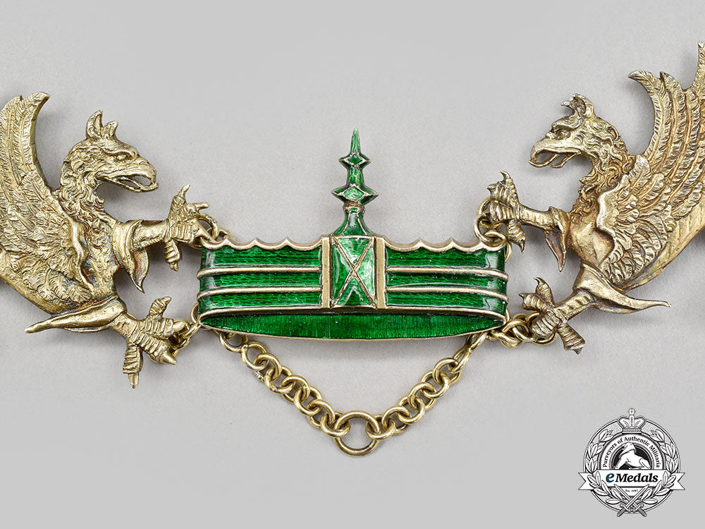 mecklenburg-_sterlitz,_grand_duchy._the_collar_of_the_order_of_the_wendish_crown,_c.1916_l22_mnc6304_330_1