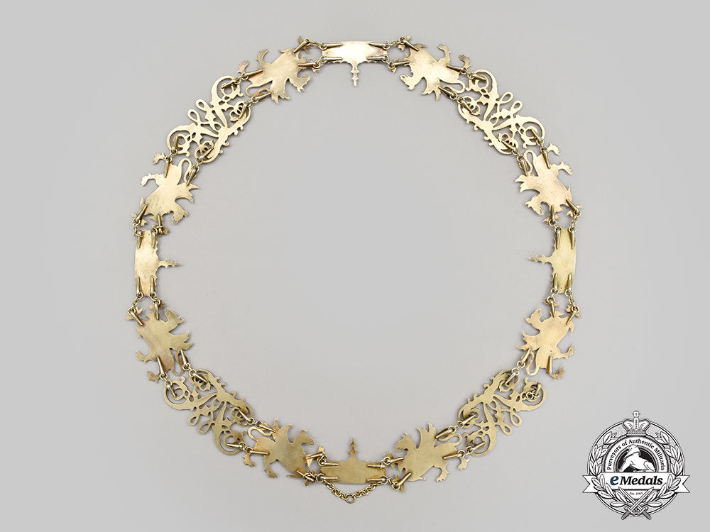 mecklenburg-_sterlitz,_grand_duchy._the_collar_of_the_order_of_the_wendish_crown,_c.1916_l22_mnc6308_329_1
