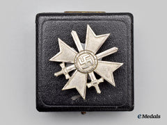Germany, Wehrmacht. A War Merit Cross, I Class With Swords And Case, By Julius Bauer & Söhne