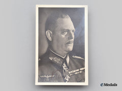 Germany, Wehrmacht. A Wartime Signed Postcard Of Generalfeldmarschall Wilhelm Keitel