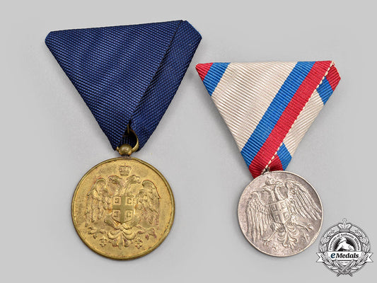 serbia,_kingdom._two_medals&_decorations_l22_mnc6342_153_1_1