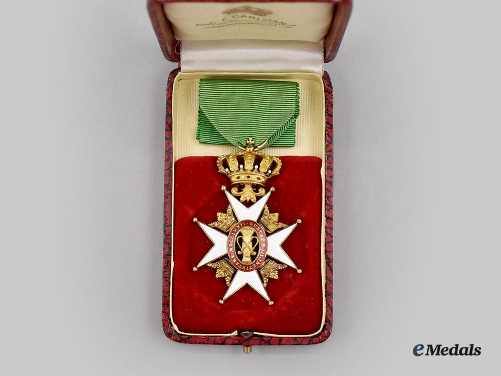 sweden,_kingdom._an_order_of_vasa,_i_class_knight_in_gold,_by_c.f_carlman,_c.1918_l22_mnc6355_290
