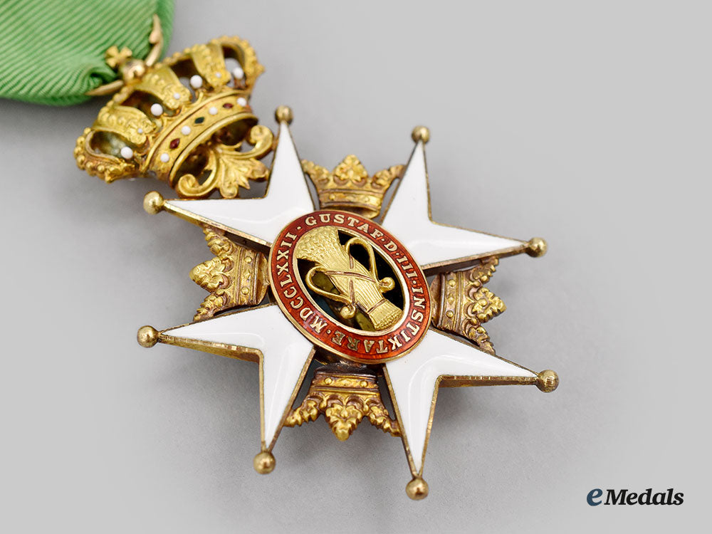 sweden,_kingdom._an_order_of_vasa,_i_class_knight_in_gold,_by_c.f_carlman,_c.1918_l22_mnc6361_294