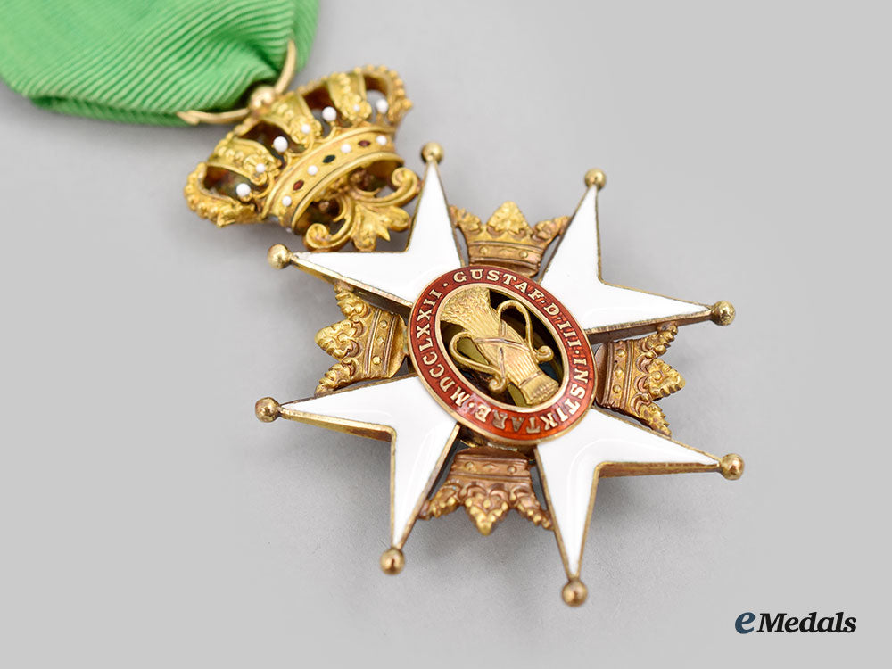 sweden,_kingdom._an_order_of_vasa,_i_class_knight_in_gold,_by_c.f_carlman,_c.1918_l22_mnc6365_296