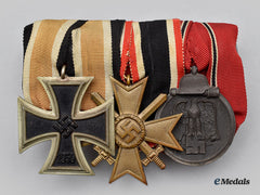 Germany, Wehrmacht. A Medal Bar To An Eastern Front Combatant